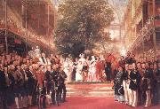 Henry Courtnay Selous The Opening Ceremony of the Great Exhibition,I May 1851 china oil painting reproduction